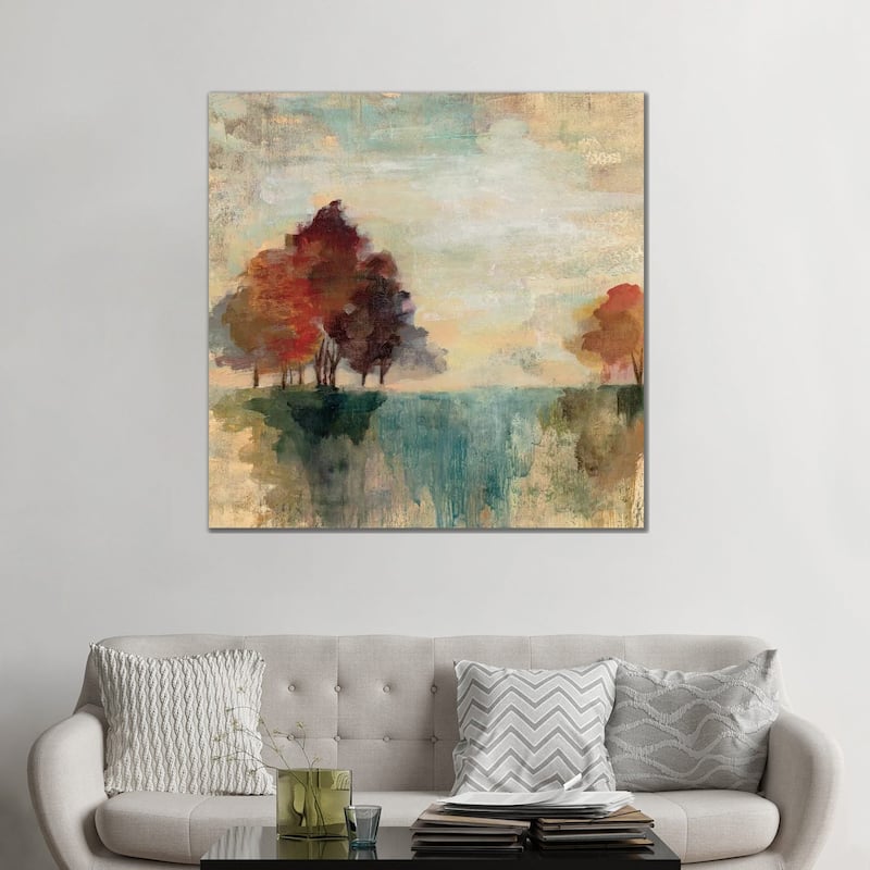 iCanvas "Landscape Monotype II" by Silvia Vassileva Canvas Print