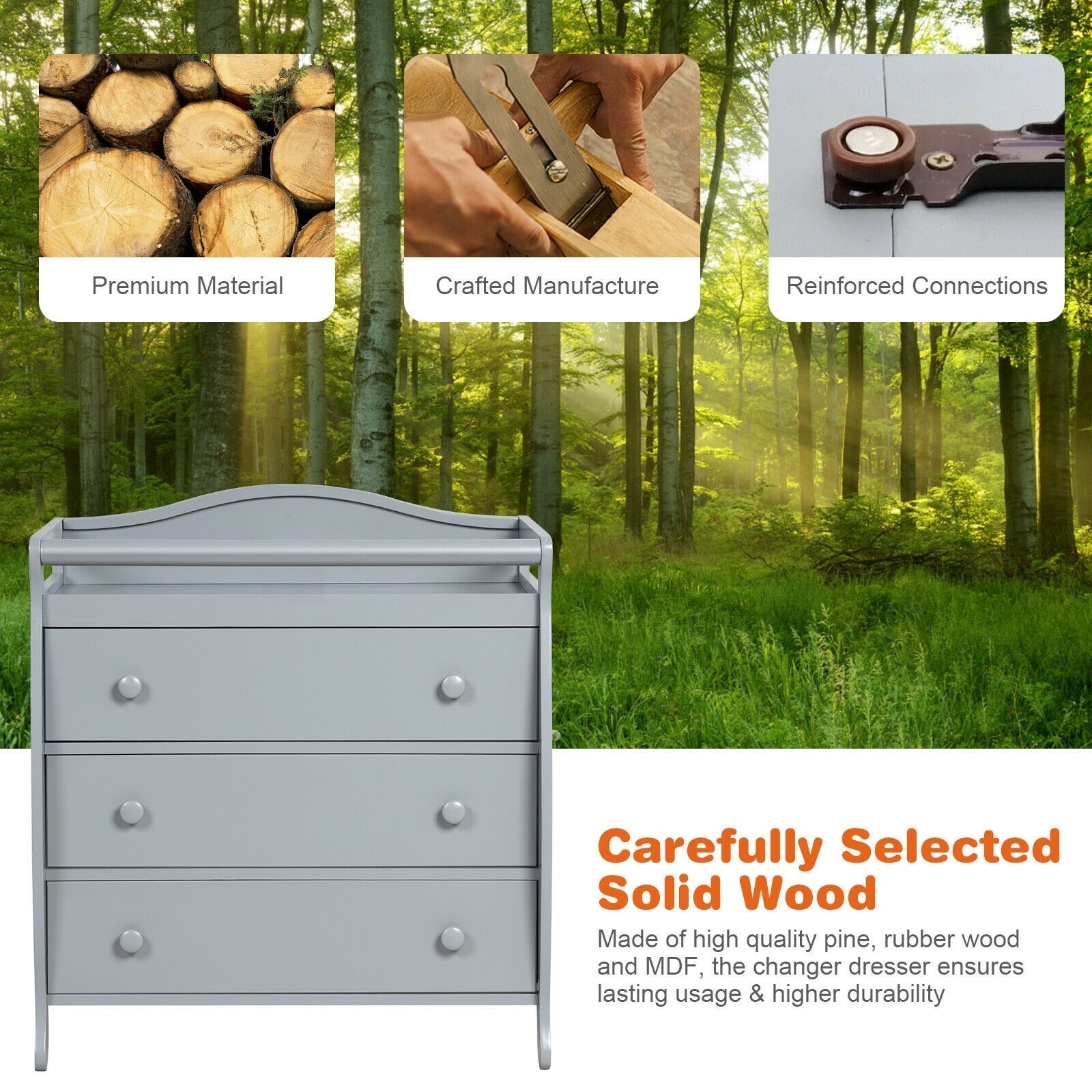 Rubber changing table deals