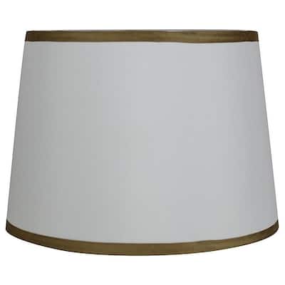 French Drump Lamp Shade, 12" to 14" Bottom Size