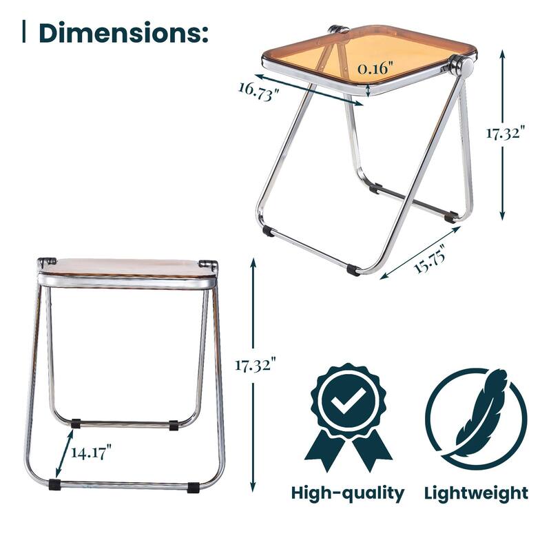 LeisureMod Lawrence Rectangular Folding Table with Aluminum Frame - 16.73