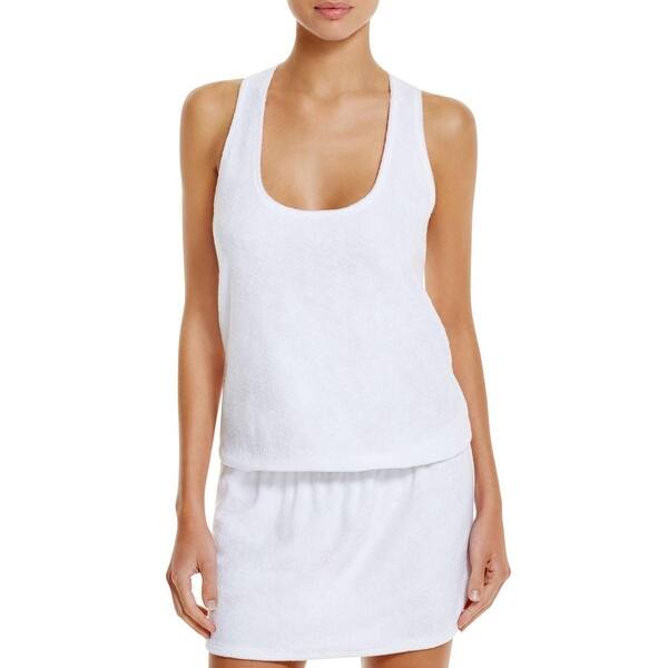 Shop Splendid Womens Hamptons Terry Cloth Sleeveless Dress Swim