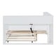 preview thumbnail 50 of 54, Multi-Shelf Daybed Bookcase Bed Frame with Trundle Bed