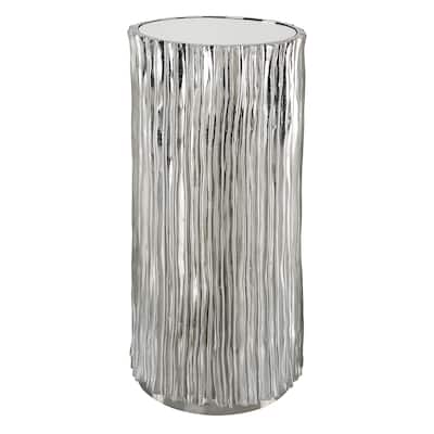 Uttermost Echo Modern Nickel Drink Table - 11"W x 23"H x 11"D