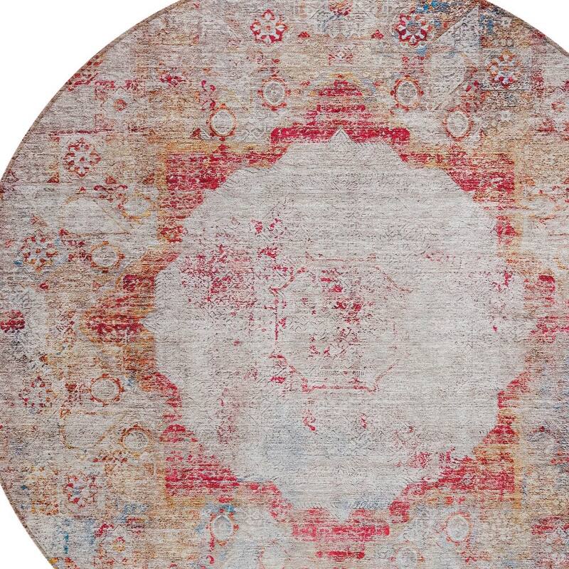 HomeRoots Oriental Traditional Rectangle Outdoor Rug