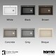 preview thumbnail 39 of 64, Karran Drop-In Quartz 33 in. 1-Hole Single Bowl Kitchen Sink Kit