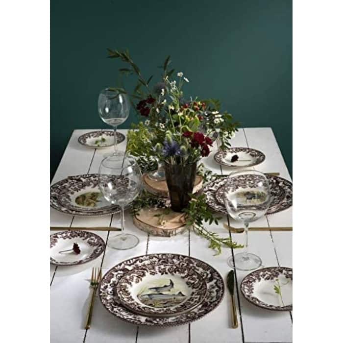 Spode Woodland Dinner Plate Fish Collection - 10.5 inch