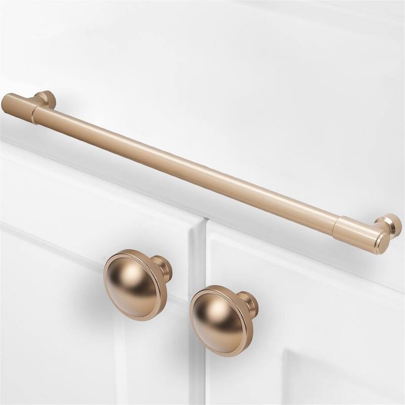 6 Pack Matte Black Cabinet Pull - 12.64 x 4.37 x 2.36