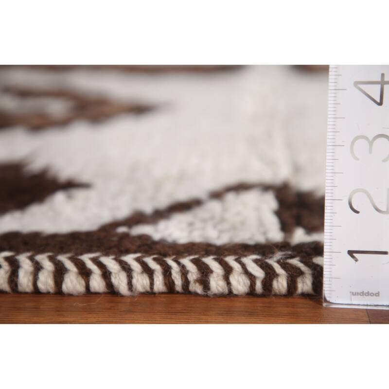 Tribal Anatolian Runner Rug Hand-knotted Wool Carpet - 3'2"x 11'6"