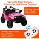 preview thumbnail 29 of 33, Jeep Power Wheels with Remote Control, Car Ride on Toys for Kids & Toddlers Pink