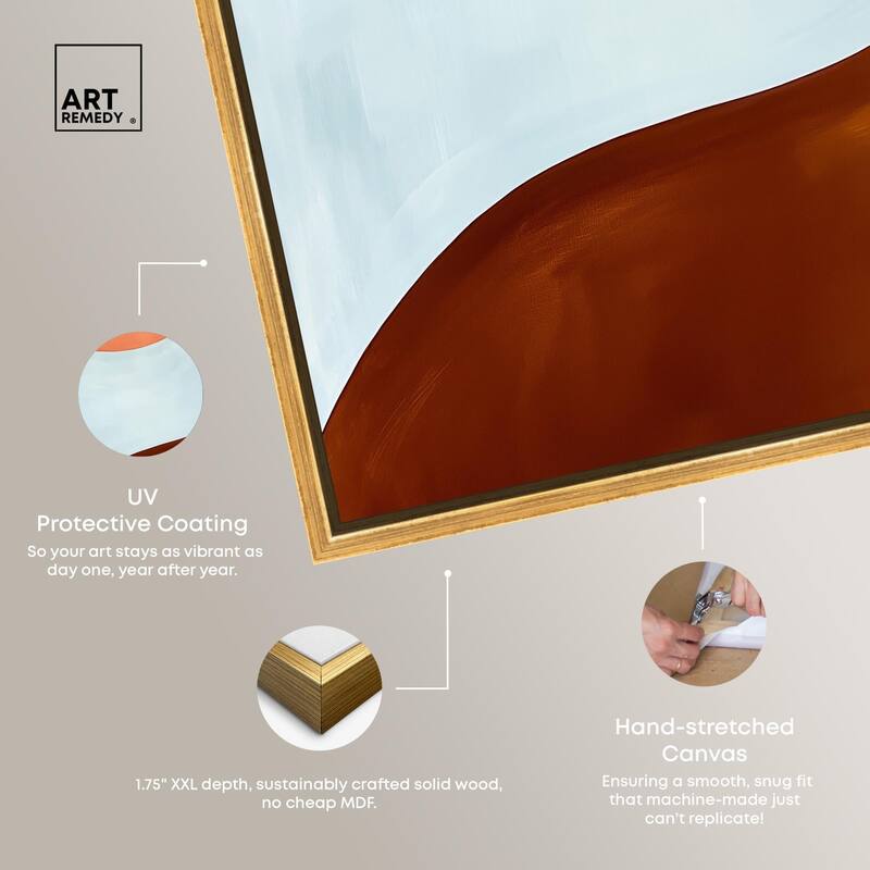 Shapes Revisited II Canvas Set of 2 by Art Remedy
