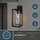 preview thumbnail 5 of 4, Vaxcel Lighting T0763 Milton 17" Tall Outdoor Wall Sconce