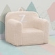 preview thumbnail 4 of 2, Personalized Monogram Cozee Sherpa Chair - Customize with Letter Z - Foam Kids Chair for Ages 18 Months and Up