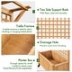 preview thumbnail 13 of 11, Yaheetech 72"H Wood Planter Raised Bed with Trellis Free Standing Planter Box for Garden Yard