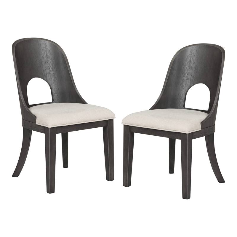 Furniture of America Piez Modern 5-Piece Solid Wood 80-inch Dining Set