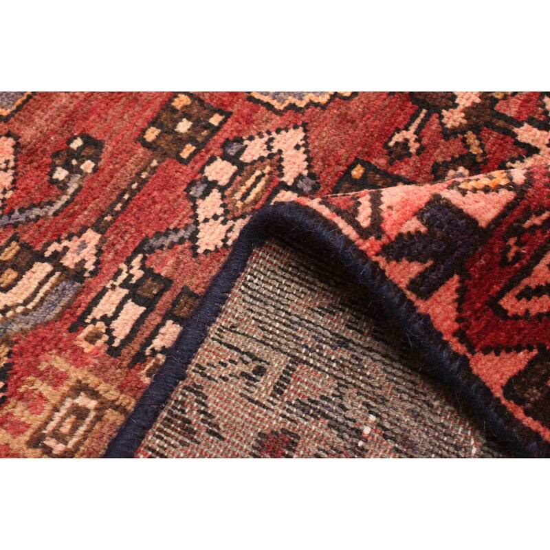 ECARPETGALLERY Hand-knotted Andelz Dark Red Wool Rug - 3'3 x 6'10