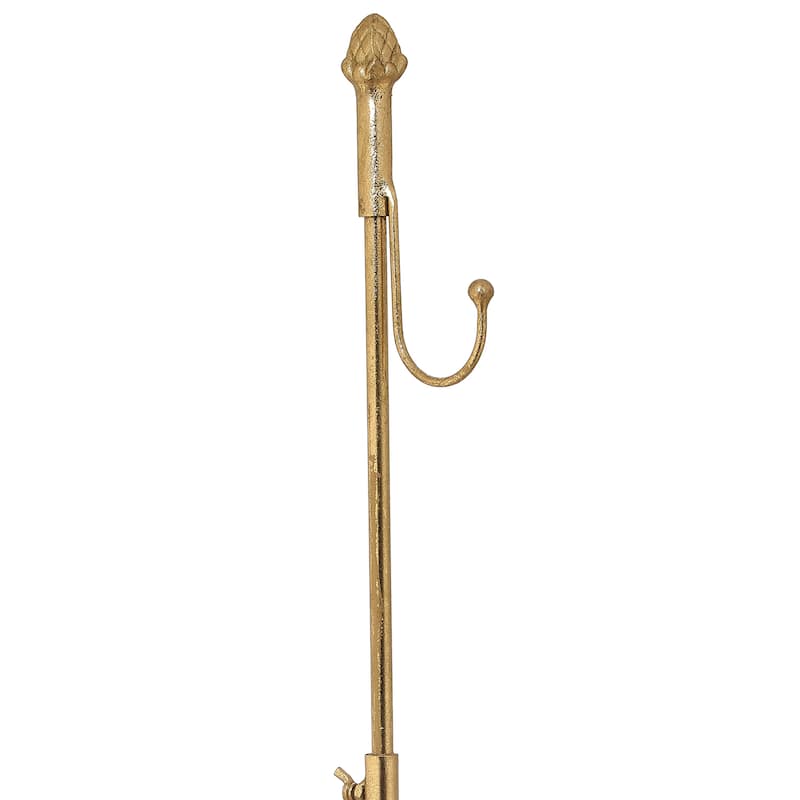 18-28" Metal Wreath Stand - Gold - 28