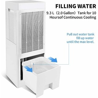 30'' Evaporative Air Cooler  White