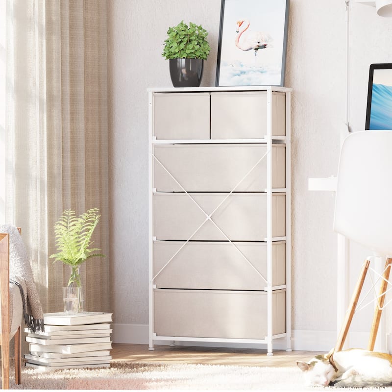 Pellebant 6 Drawers Vertical Dresser Storage Tower