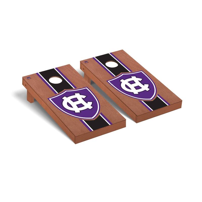 Holy Cross Crusaders Rosewood Cornhole Board Set