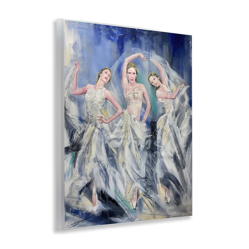Stupell Fashionable Dancer Trio Wall Plaque Art Design By Lucille Lee