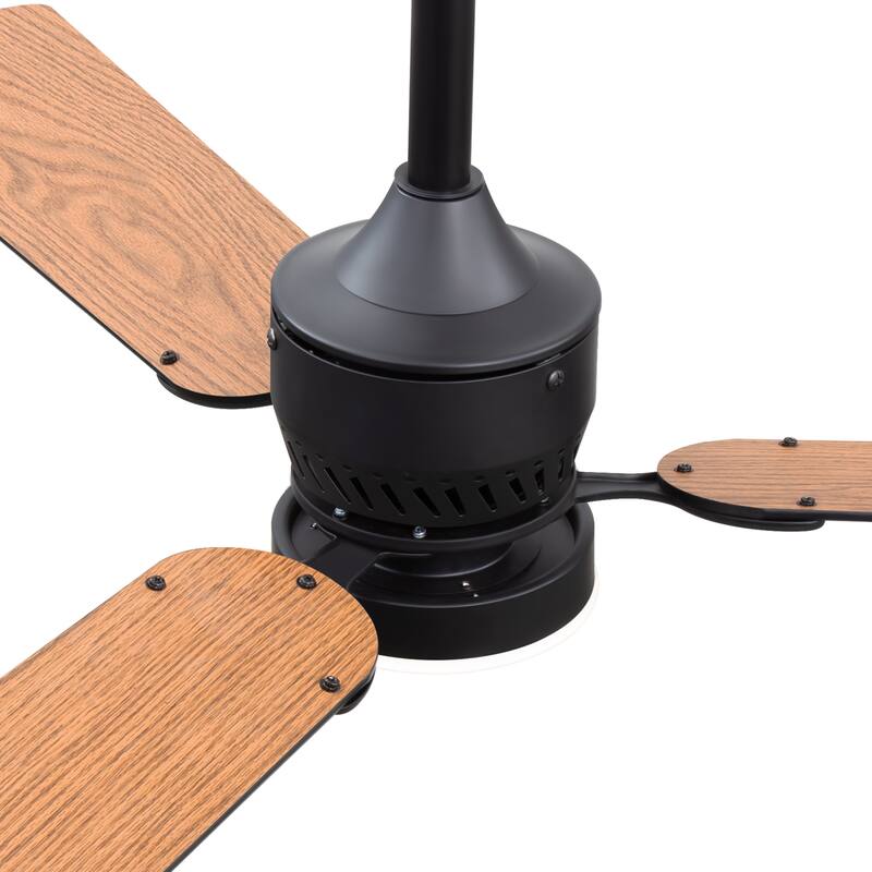 1/2 Set 42-in Integrated Ceiling Fan with LED Light and Remote(3 Reversible Blades）