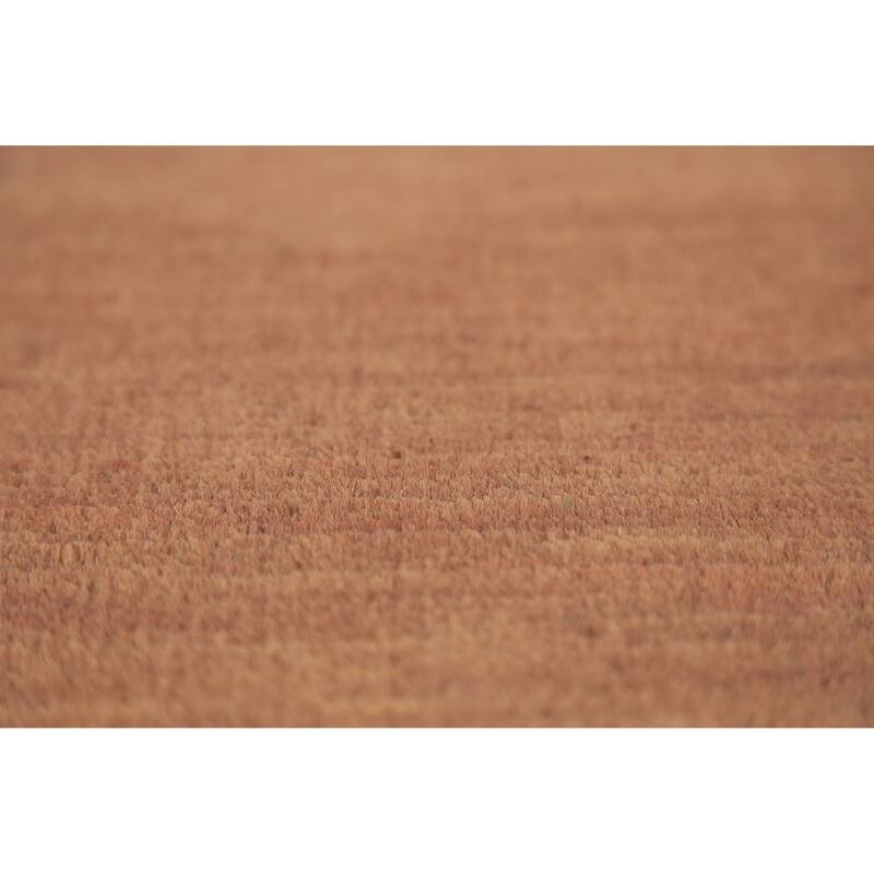 Gabbeh Oriental Rug Hand-Knotted Brown Wool Carpet - 2'6" x 4'4"