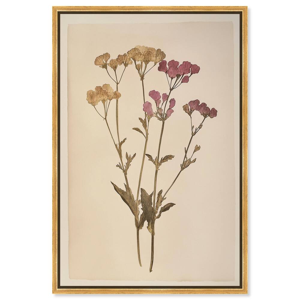 Dried Flower Canvas by Art Remedy