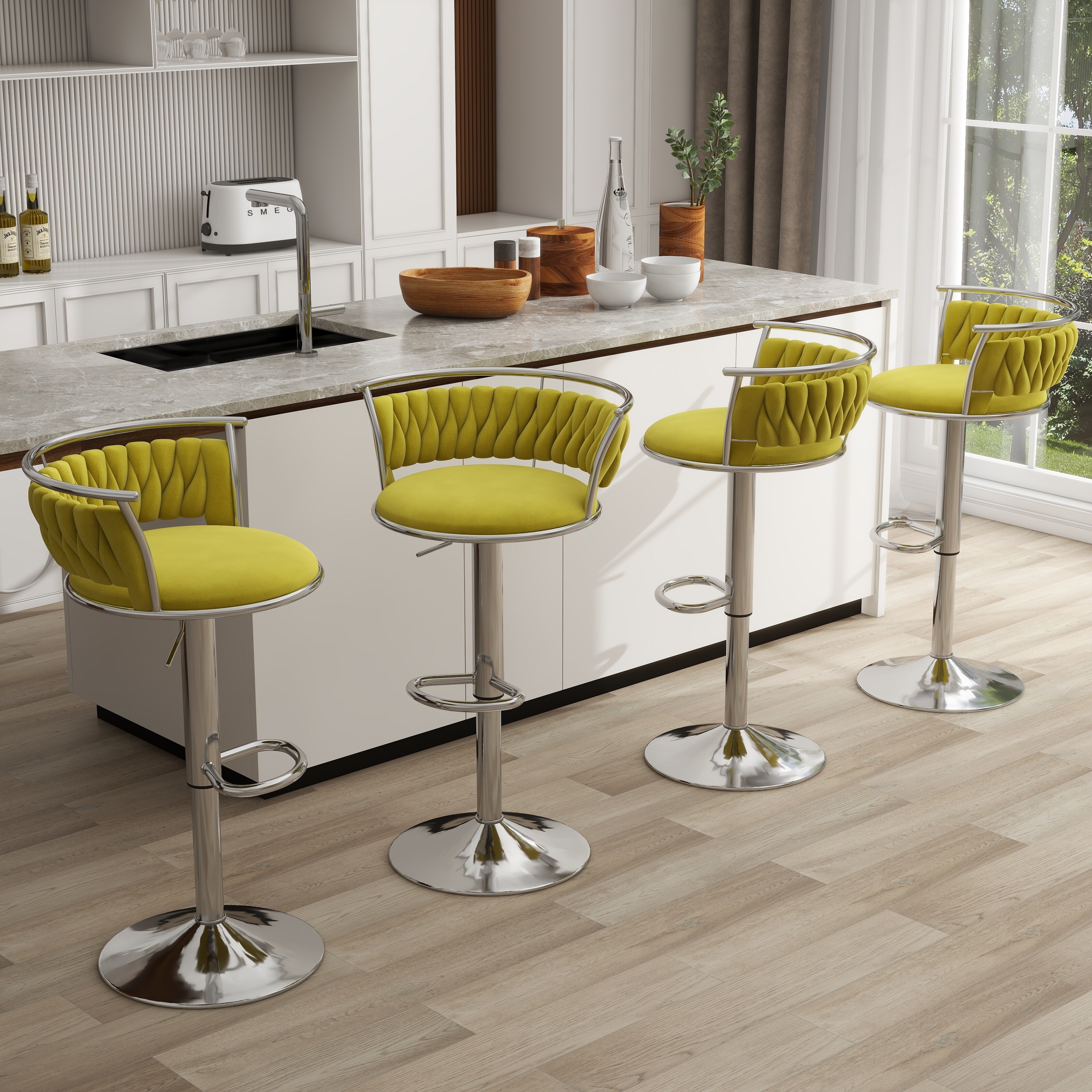 Gold adjustable hotsell bar stools