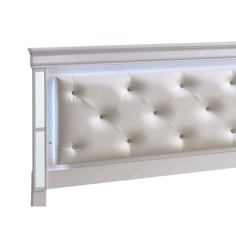 Glory Furniture Naples G6735B-KSB King Bed Pearl