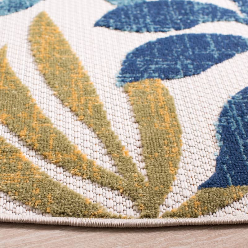 SAFAVIEH Cabana Laila Indoor/ Outdoor Waterproof Patio Floral Rug
