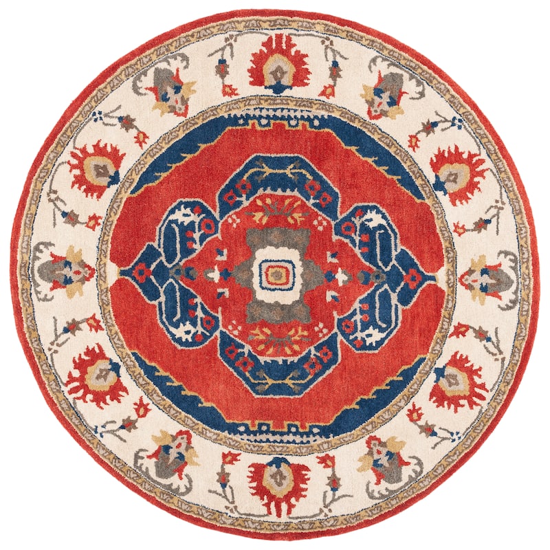 SAFAVIEH Handmade Antiquity Pervenche Traditional Wool Rug