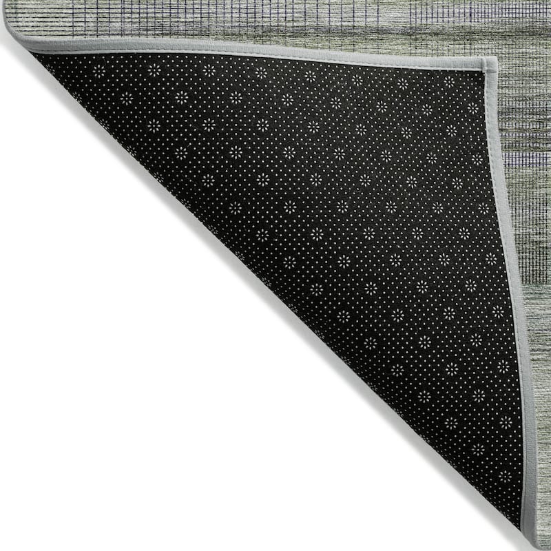 HomeRoots Striped Transitional Rectangle Outdoor Rug