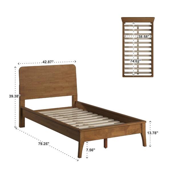 Clark Wood Platform Bed by iNSPIRE Q Junior