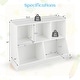 preview thumbnail 6 of 23, 5-Cube Wooden Kids Toy Storage Organizer with Anti-Tipping Kits - 35.5" x 16" x 30"
