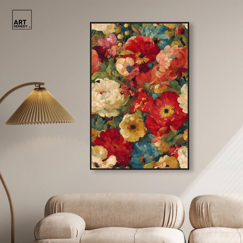 Garden Tapestries II Canvas by Art Remedy
