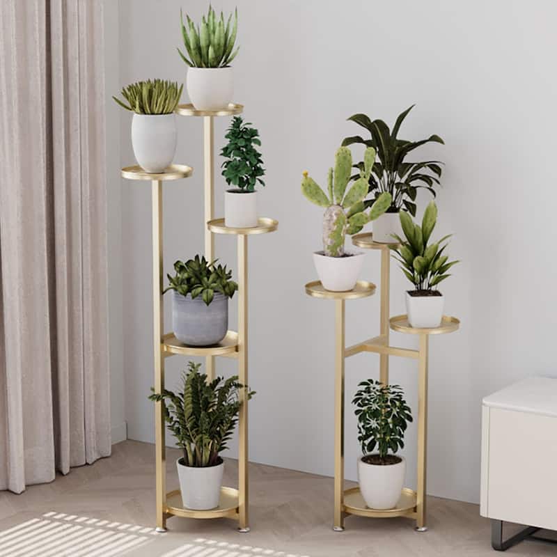 Multi-Layer Plant Stands For Indoor Plants With Anti-slip Feet, Corner Plant Stand, Tiered Plant Stands