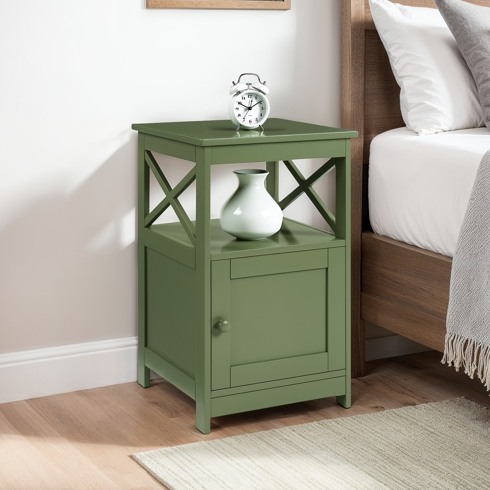 朴　深緑の色合いが素敵なサイドテーブル Green Side Tables - Bed Bath & Beyond