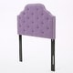 preview thumbnail 11 of 19, Silas Studded Fabric Twin-size Headboard by Christopher Knight Home
