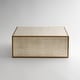 preview thumbnail 3 of 6, Vintage Mirror Square Coffee Table