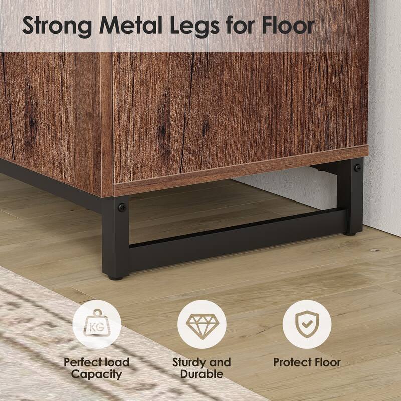 Wampat TV Stand for TVs up to 60 inch