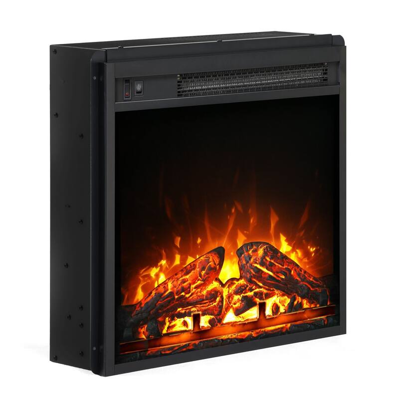 18" Electric Fireplace Insert Freestanding Heater