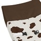 preview thumbnail 4 of 4, Sweet Jojo Designs Cow Print Girl Boy Gender Neutral Changing Pad Cover Brown Vintage Country Animal Print for Western Southwest