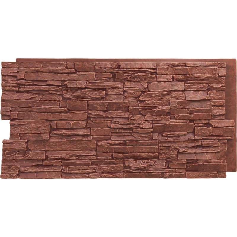 Canyon Ridge Stacked Stone, EverStone Faux Stone Siding Panel