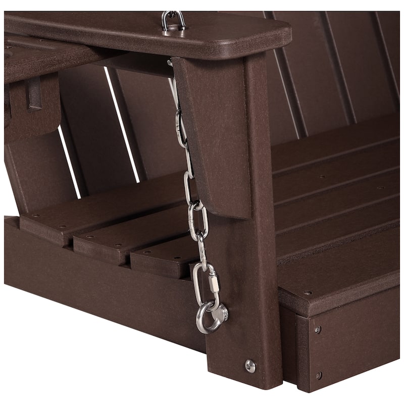Hanniford Poly Adirondack 50 Inch Porch Swing