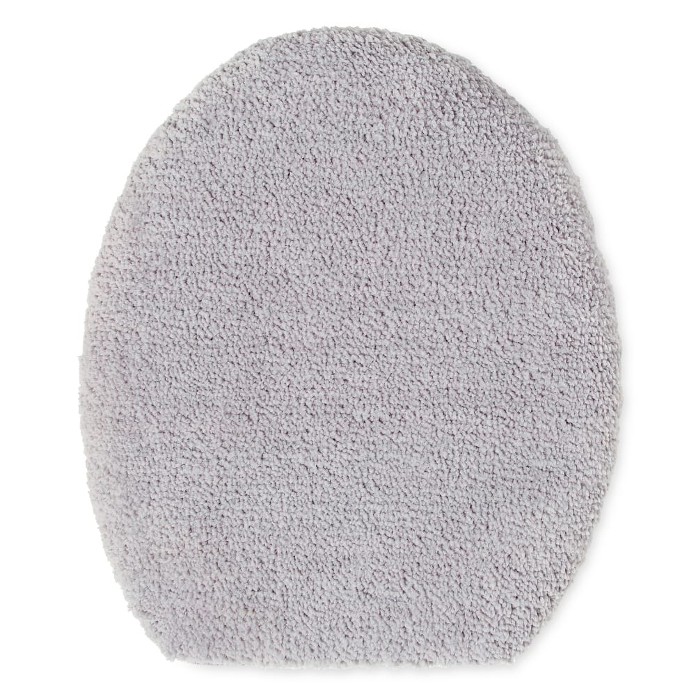 TOWN & COUNTRY EVERYDAY Ultra Plush Solid Tufted Toilet Lid Cover, Soft and Absorbent, Non-Slip Cover, Machine Washable