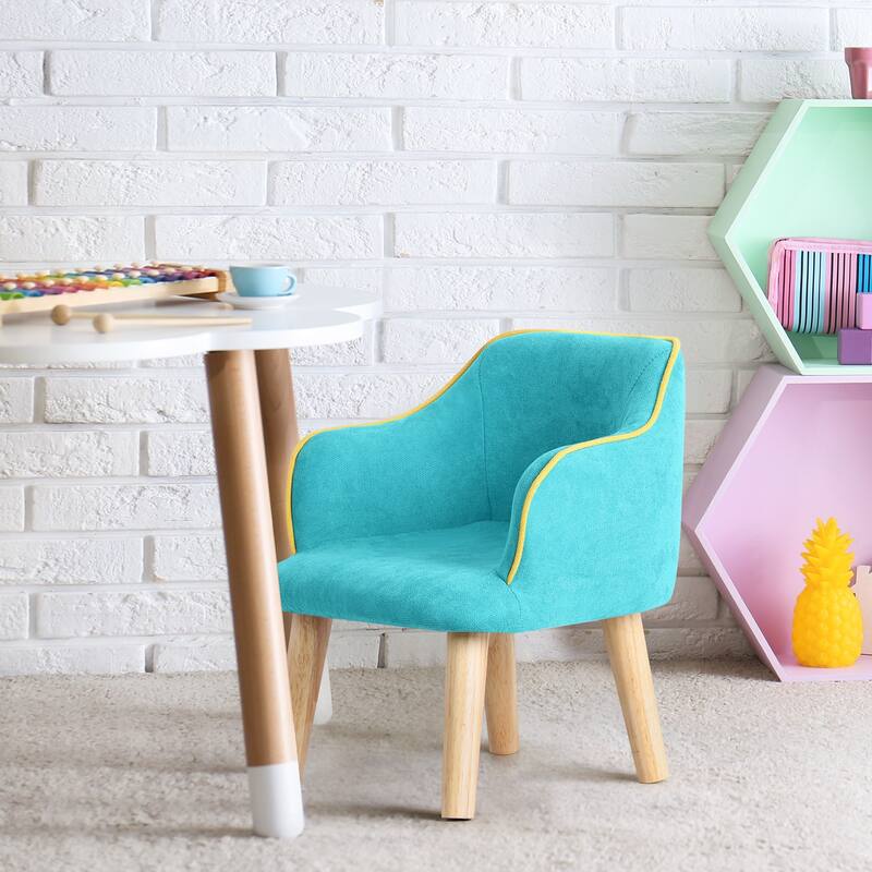 Kids Cozy Comfort Chair, Toddler Foam Seat for Boys and Girl - Blue