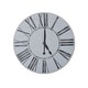 preview thumbnail 9 of 8, Oversized Gray Farmhouse Wall Clock