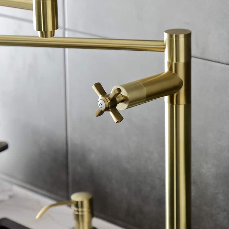 Millennium Two-Handle 1-Hole Deck Mount Pot Filler Faucet