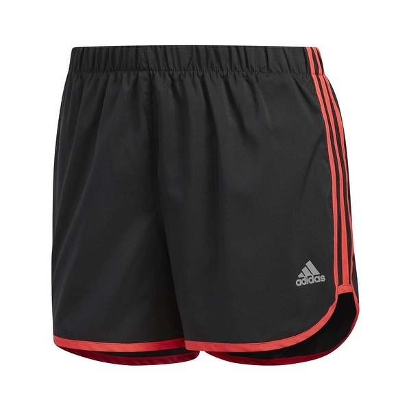 adidas red running shorts