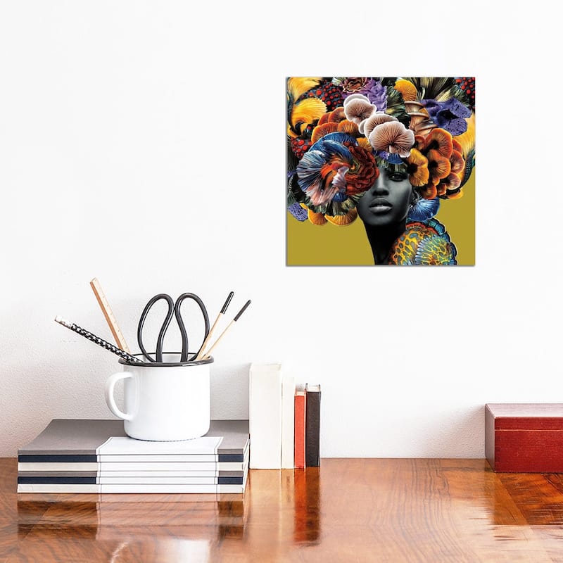 iCanvas "Good Hair" by Lolita Lorenzo Canvas Print - 12x12x1.5